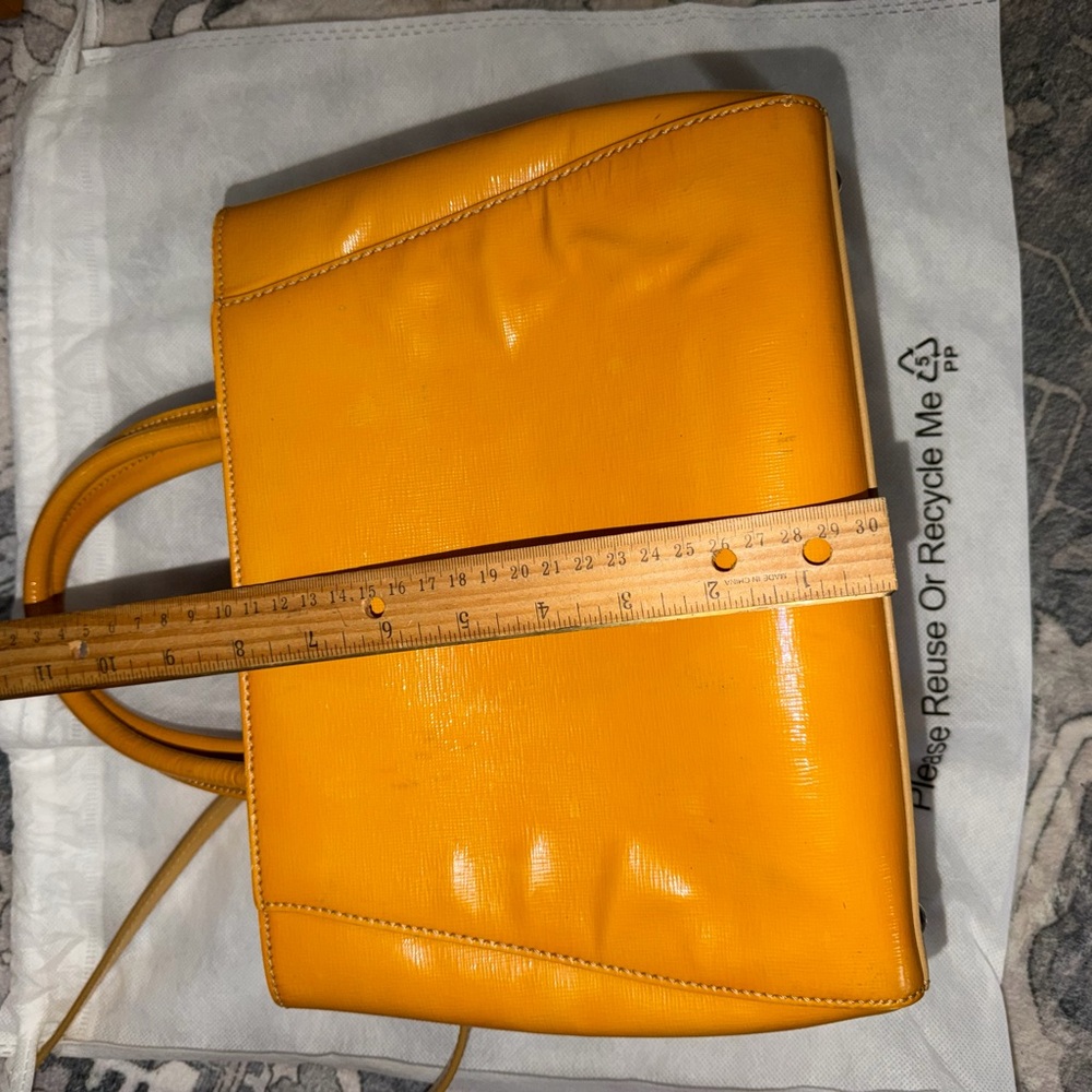 Fendi 2Jours Yellow Handbag from 2014 Karl Lagerfeld Collection - Picture 11 of 16